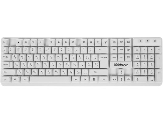 Клавиатура+мышь Defender Milan C-992 белый